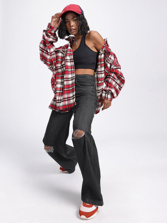 High Rise Wide Leg Jeans