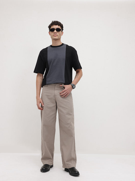 Pure Cotton Wide Leg Trousers