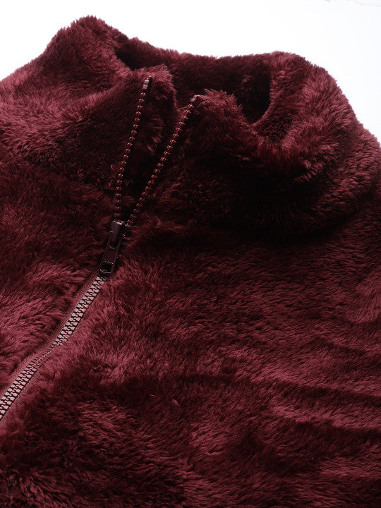 Burgundy Tailored Jacket