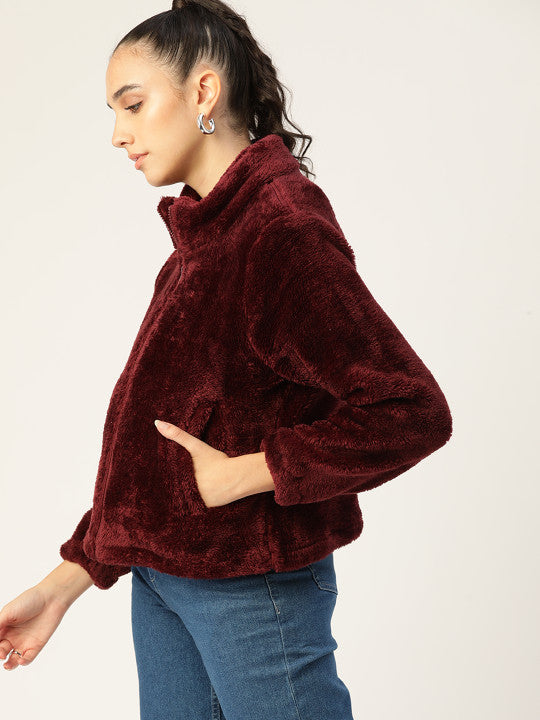 Burgundy Tailored Jacket