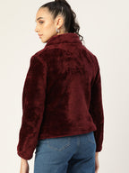 Burgundy Tailored Jacket