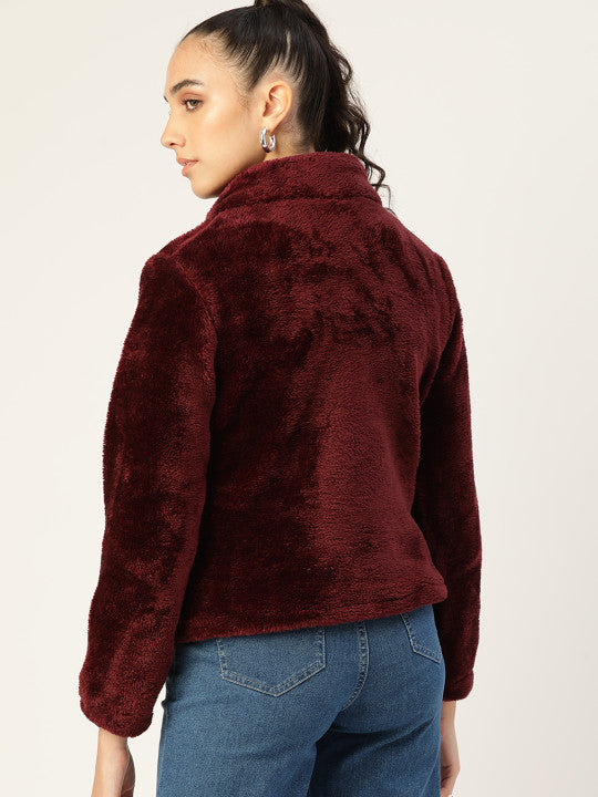 Burgundy Tailored Jacket