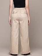 Cargo Wide Leg Trousers with Belt
