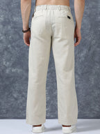 Linen Relaxed-Fit Regular Trousers