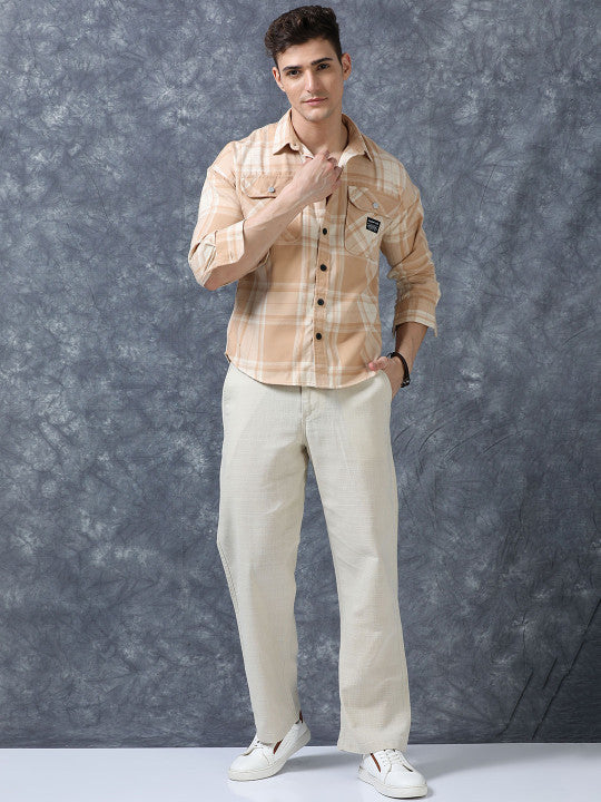 Linen Relaxed-Fit Regular Trousers