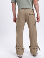 Fit Strap Detail Cargo Style Trousers