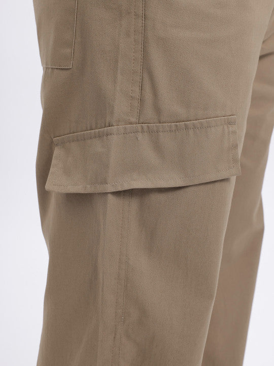 Fit Strap Detail Cargo Style Trousers