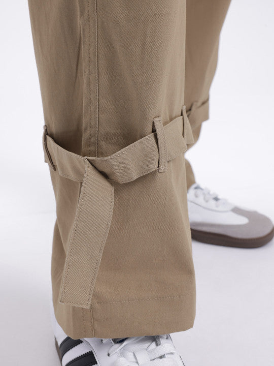 Fit Strap Detail Cargo Style Trousers
