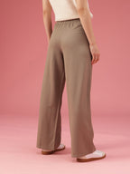 Flared High-Rise Regular Trousers
