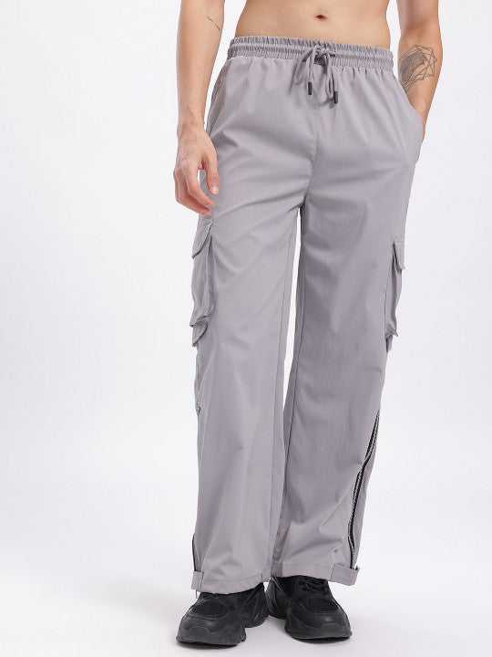 Men Zipped Velcro Fit Cargos