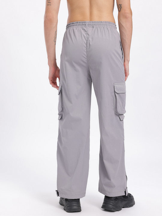 Men Zipped Velcro Fit Cargos