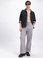Men Zipped Velcro Fit Cargos